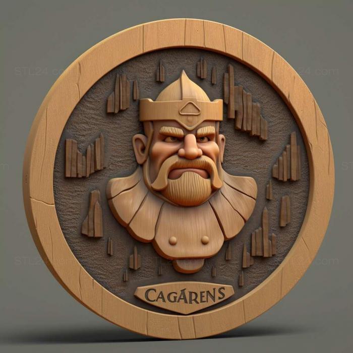 Games (Clash of Clans 4, GAMES_10100) 3D models for cnc